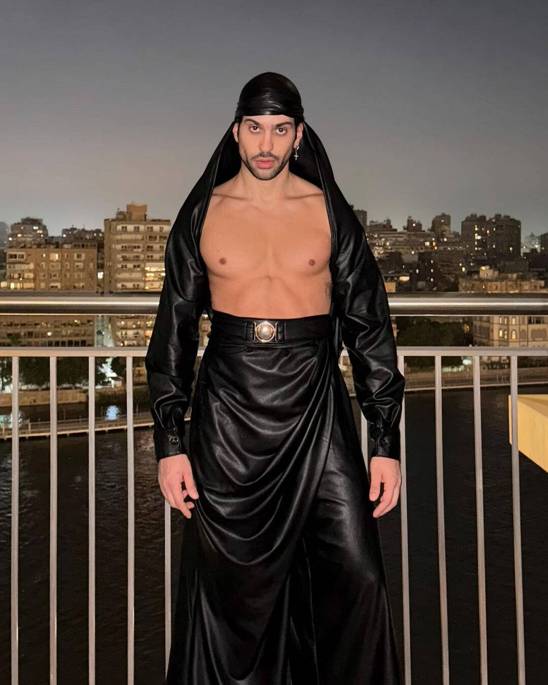 Mahmood wears Palestinian fashion brand Trashy Clothing