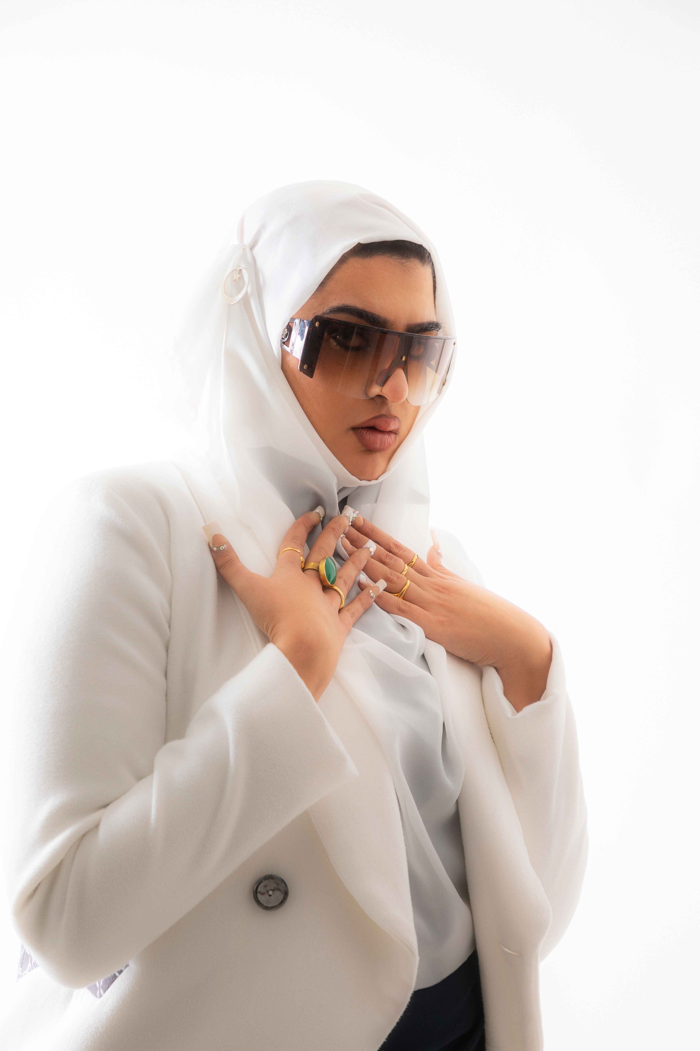 Amani wearing Trashy Clothing AW 21/22 Errorvision